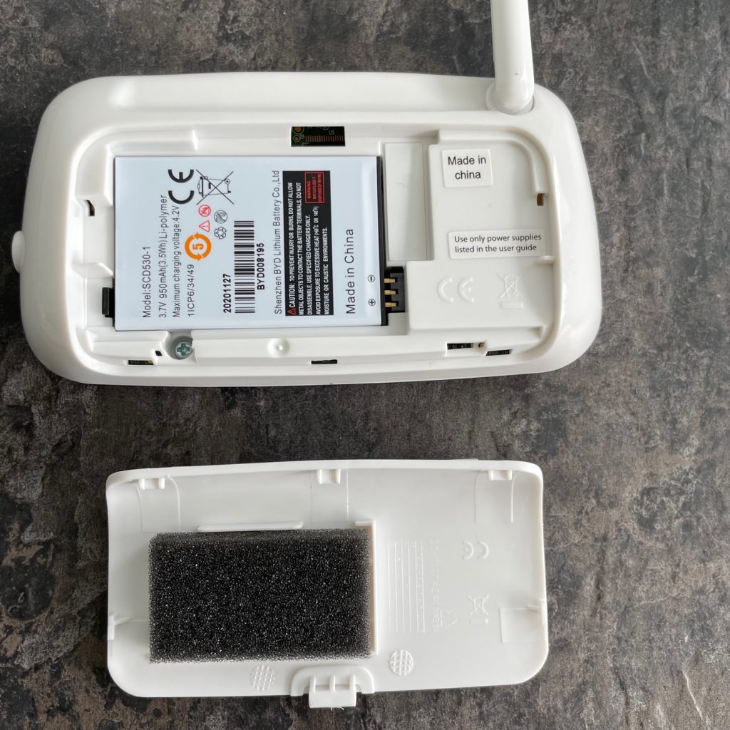 NUK Video-Babyphone Eco Control+ Video Akku
