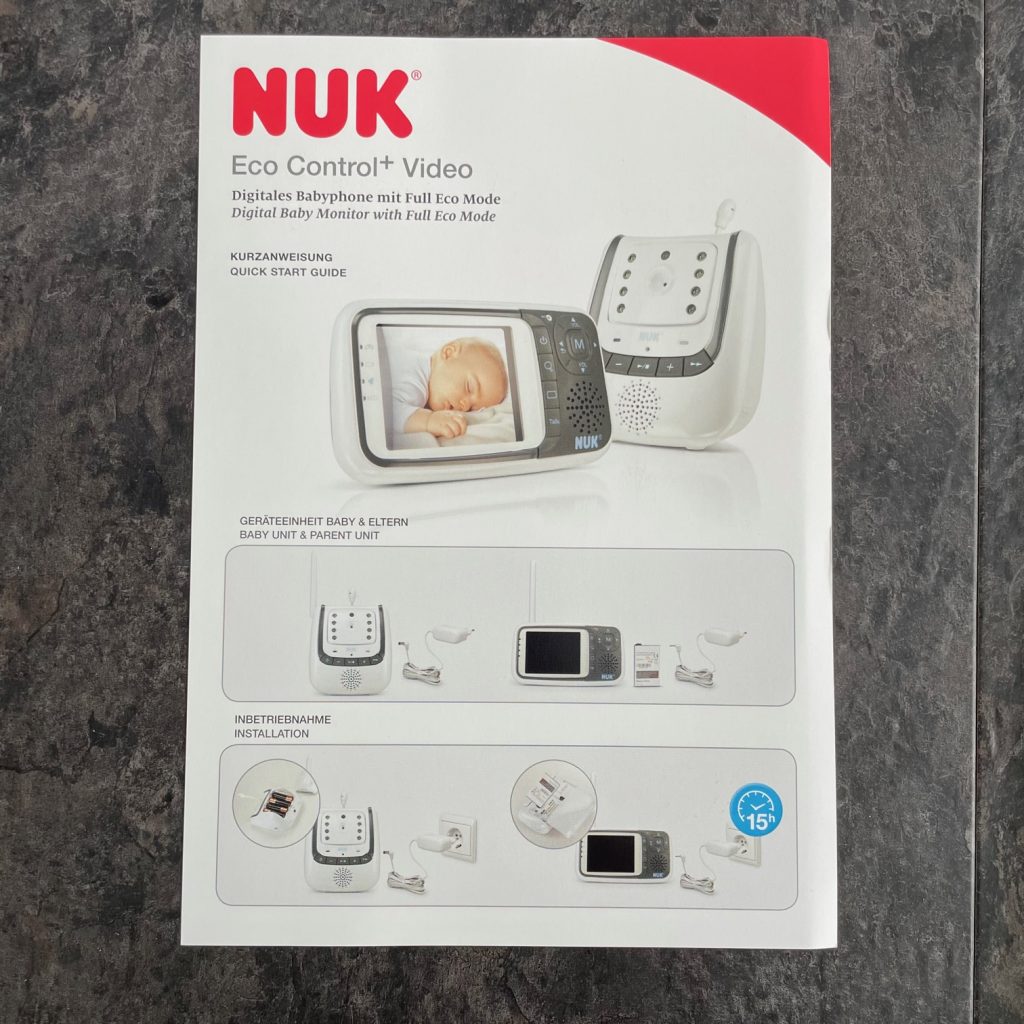 NUK Video-Babyphone Eco Control+ Video Anleitung