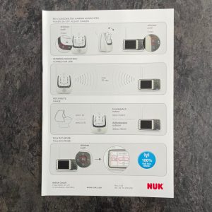 NUK Video-Babyphone Eco Control+ Video Inbetriebnahme