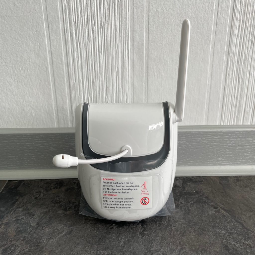 NUK Video-Babyphone Eco Control+ Video Sender Rückansicht