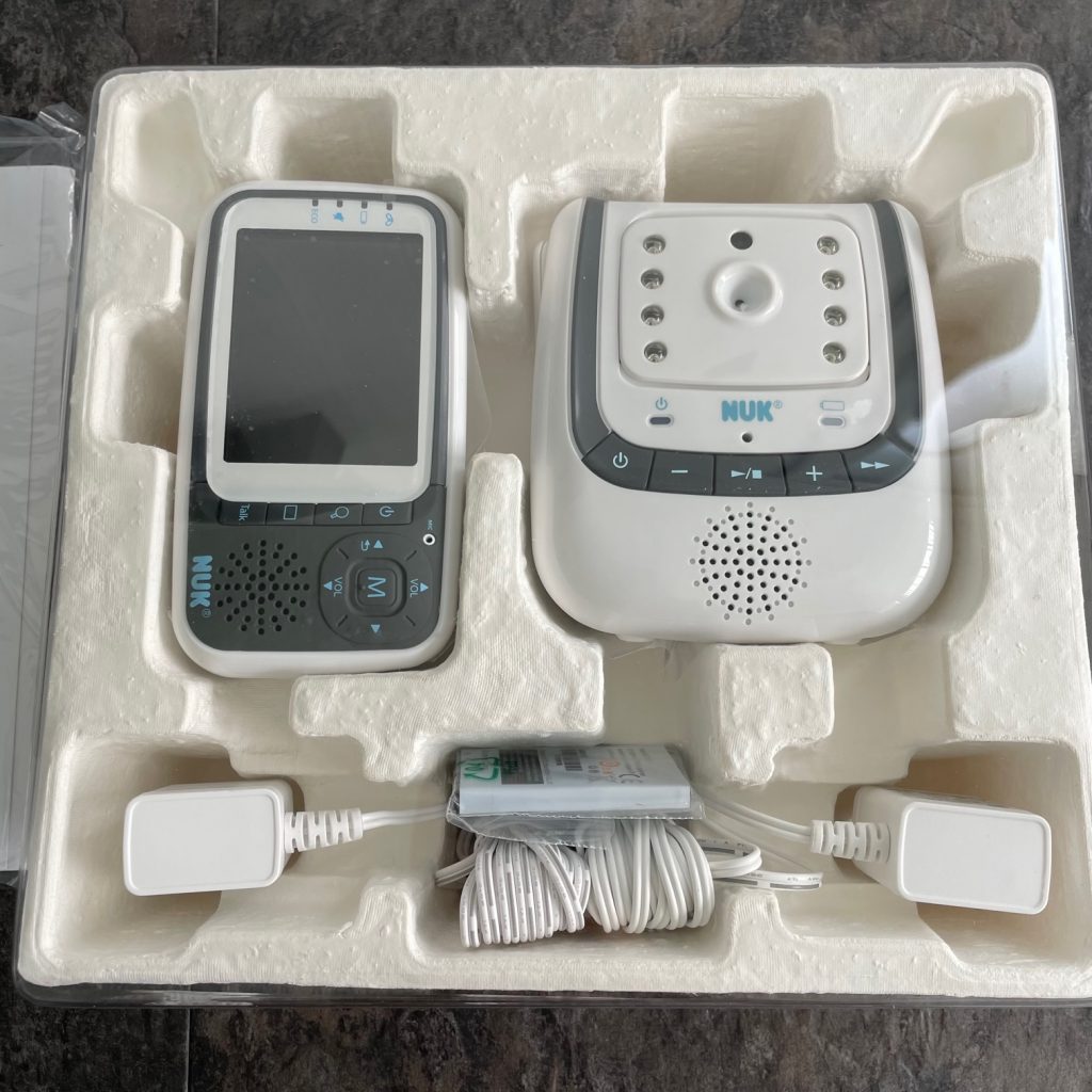 NUK Video-Babyphone Eco Control+ Video Verpackungsinhalt