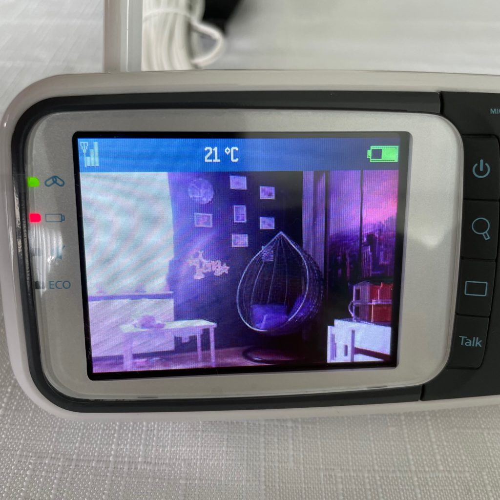 NUK Video-Babyphone Eco Control+ Videofunktion