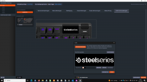 OLED-Display in der Software der SteelSeries Apex Pro HyperMagnetic Gaming-Tastatur