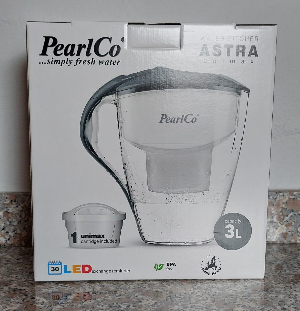 PearlCo Astra Wasserfilter in der Verpackung