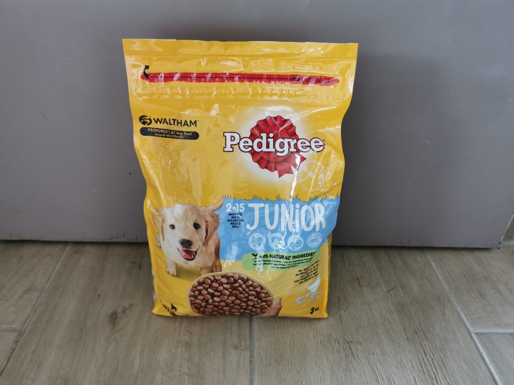 Pedigree Vital Protection Junior Hundetrockenfutter Beutel von vorn