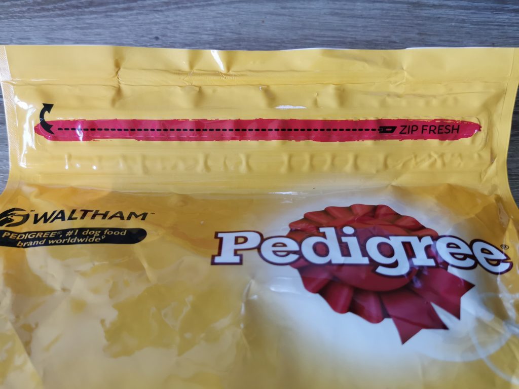 Pedigree Vital Protection Junior Hundetrockenfutter Öffnungssystem