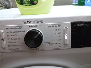 Persil Green Power Waschmittel, Einstellung Wamrwäsche 60 Grad