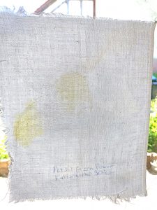 Persil Green Power Waschmittel, Ergebnis Kaltwäsche 30 Grad, im Durchlicht