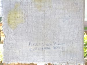 Persil Green Power Waschmittel, Ergebnis Kaltwäsche 30 Grad, im Durchlicht, unterer Abschnitt