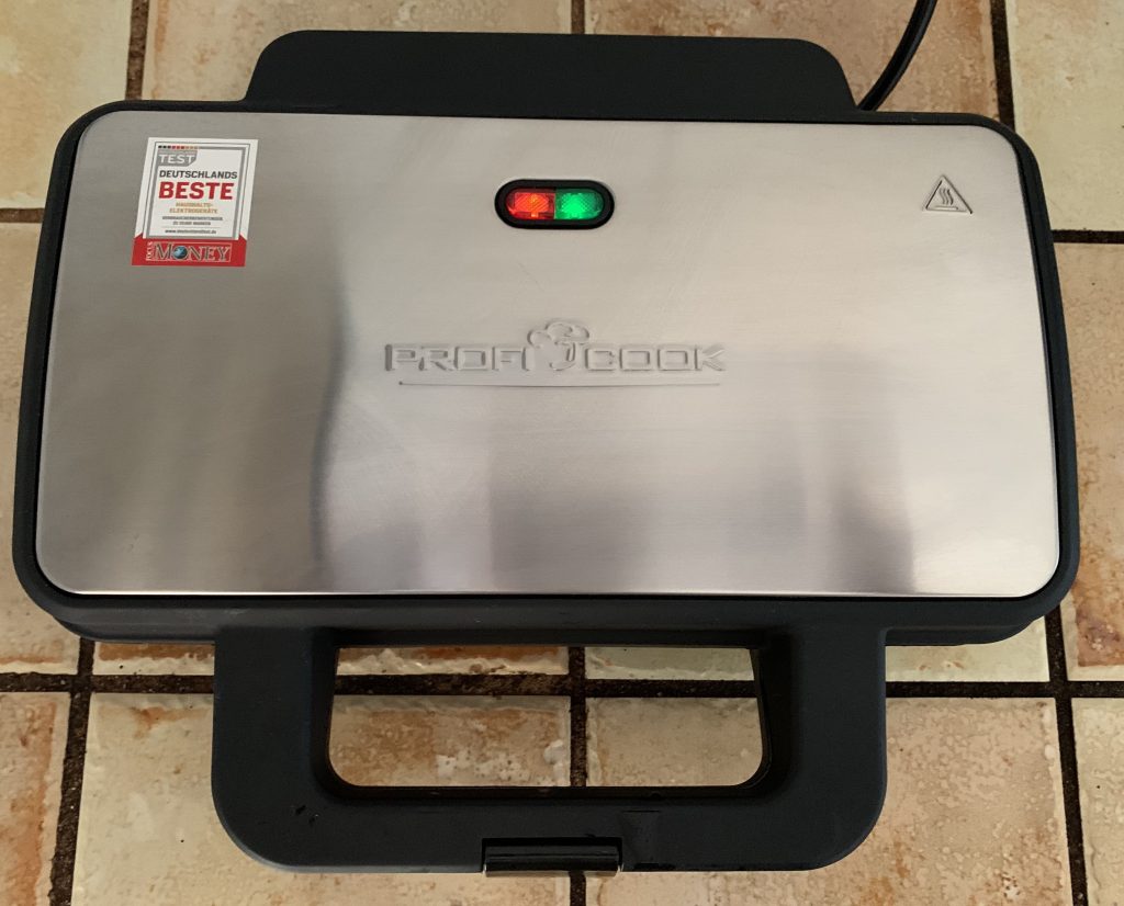 ProfiCook PC-ST 1092 Sandwichmaker beim Aufheizen