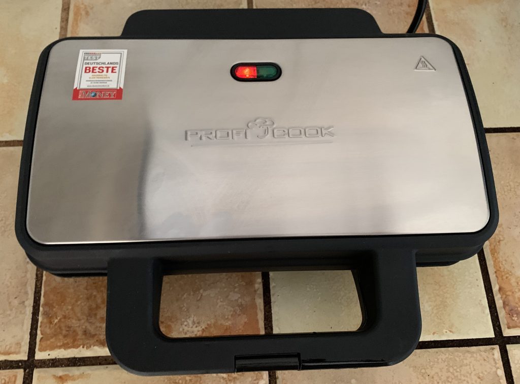 ProfiCook PC-ST 1092 Sandwichmaker nach beendeter Aufheizzeit
