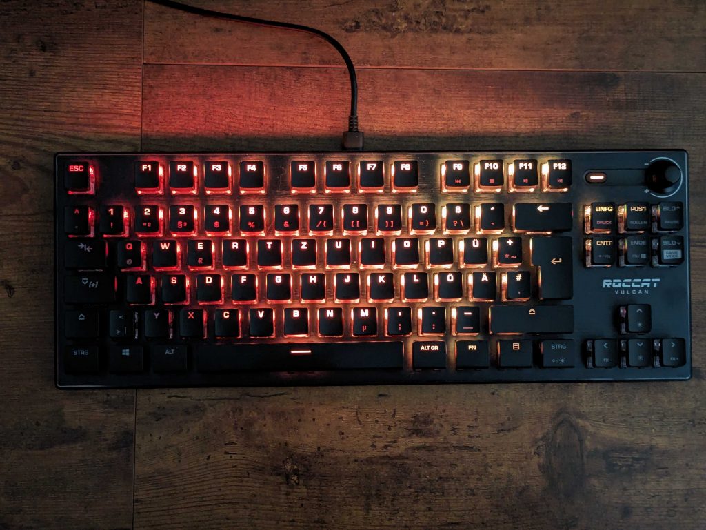 RGB-Beleuchtung der Roccat Vulcan TKL Gaming-Tastatur (3)
