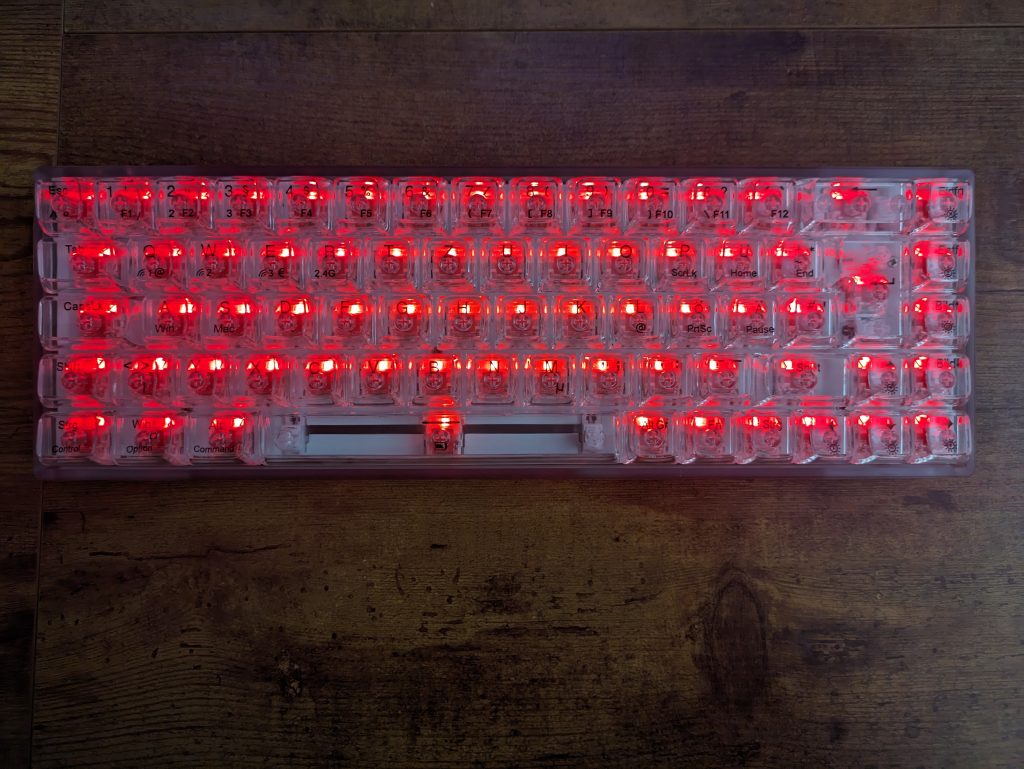 RGB-Beleuchtung der TECURS KB510 Gaming-Tastatur (3)