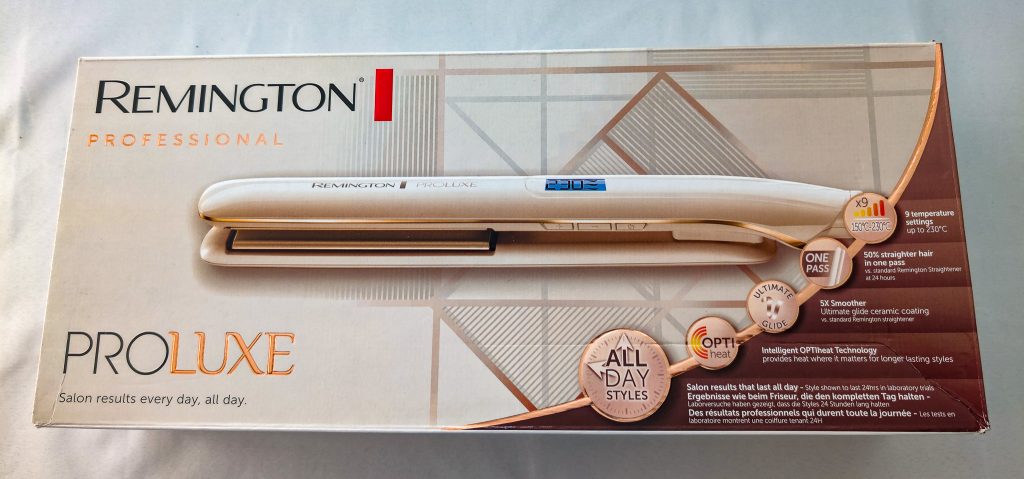 Remington PROluxe S9100 Glätteisen Verpackung