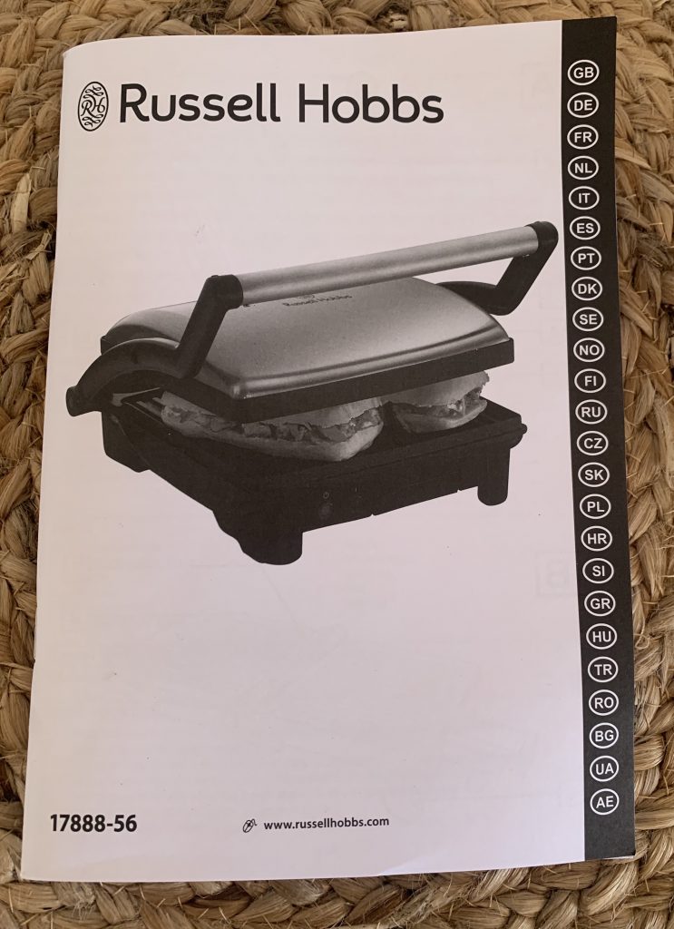 Russell Hobbs ‎17888-56 Kontaktgrill Bedienungsanleitung