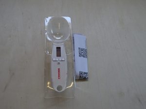 Soehnle Löffelwaage in Plastikschale mit Bedienungsanleitung