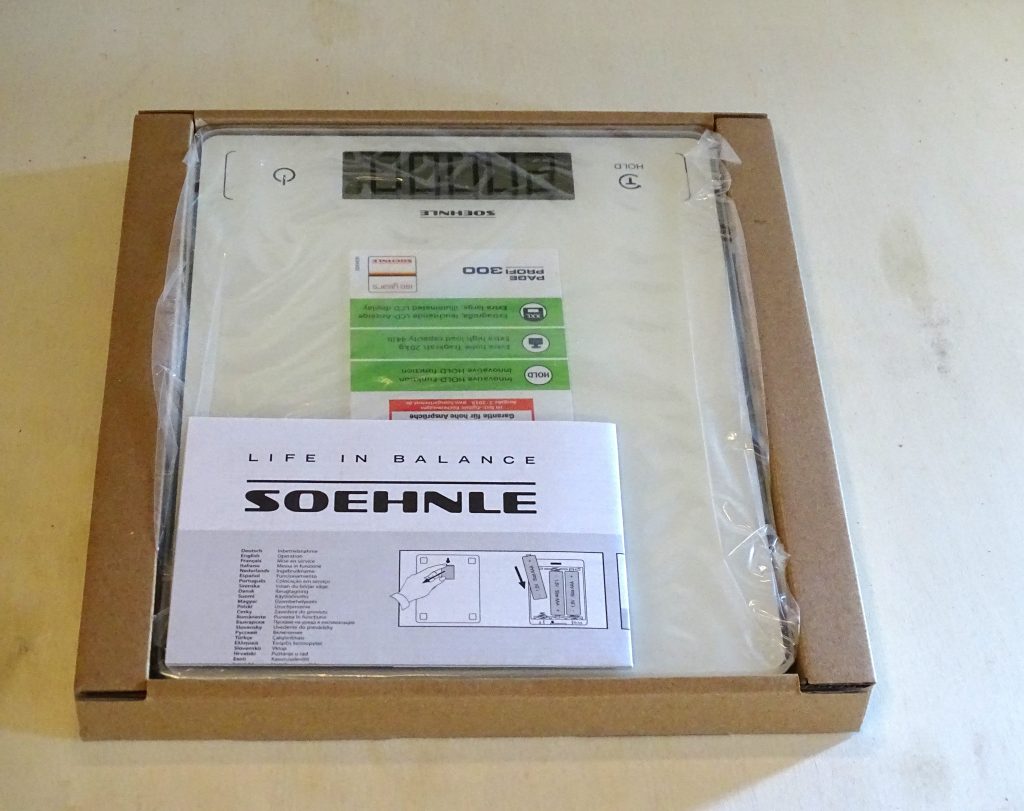 Soehnle Page Profi 300 Verpackung geöffnet