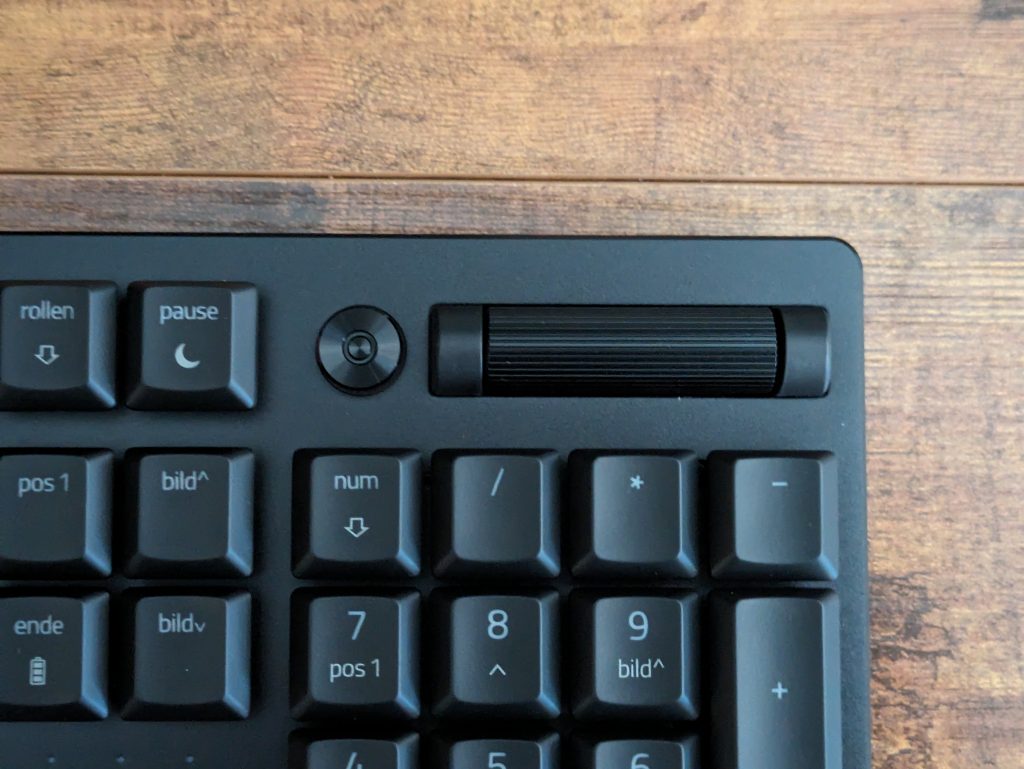 Sondertasten der Razer Deathstalker V2 Pro Gaming-Tastatur