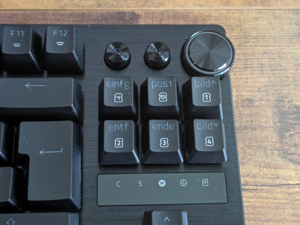 Sondertasten der Razer Huntsman V3 Pro Tenkeyless Gaming-Tastatur
