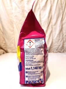 Spee Megaperls Color Waschmittel, Verpackung Seitenansicht 2