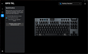 Spielmodus der Logitech G915 LIGHTSPEED TKL Gaming-Tastatur (2)