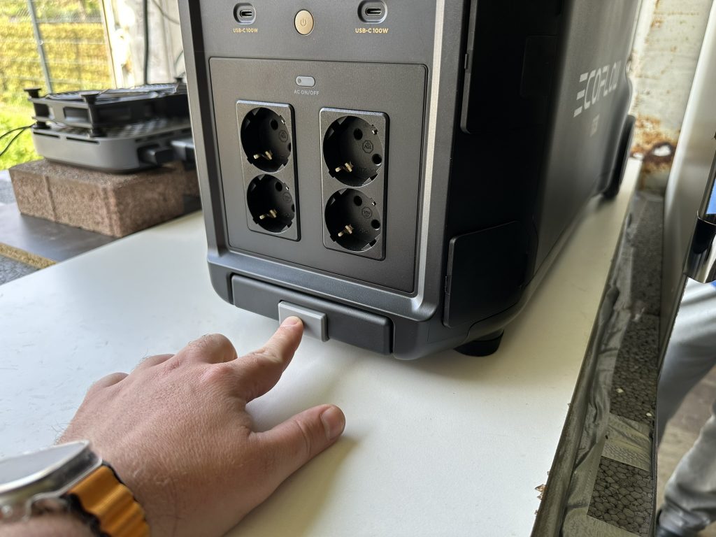 Steckdosen der EcoFlow DELTA Pro Powerstation