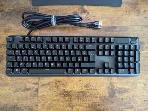 SteelSeries Apex Pro HyperMagnetic Gaming-Tastatur von oben
