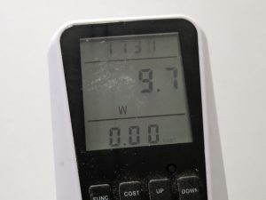 Stromverbrauch beim Laden des Black+Decker ‎BDCDC18 Akku-Bohrschrauber