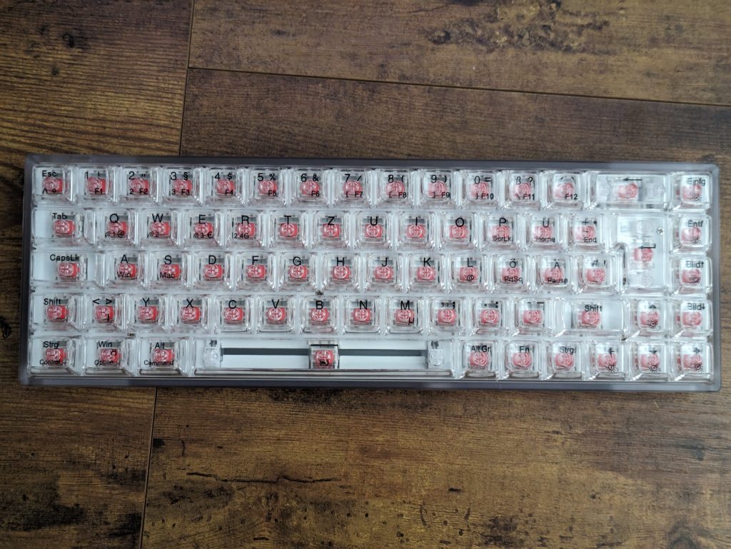 TECURS KB510 Gaming-Tastatur von vorne
