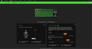 Tastenauslösung in der Software der Razer Huntsman V3 Pro Tenkeyless Gaming-Tastatur