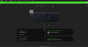 Tastenzuweisung in der Software der Razer Deathstalker V2 Pro Gaming-Tastatur