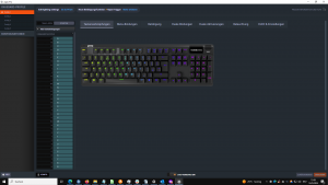 Tastenzuweisungen in der Software der SteelSeries Apex Pro HyperMagnetic Gaming-Tastatur