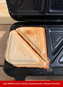 Tefal SW853D Snack Collection Sandwichmaker 4-Minuten-Sandwich
