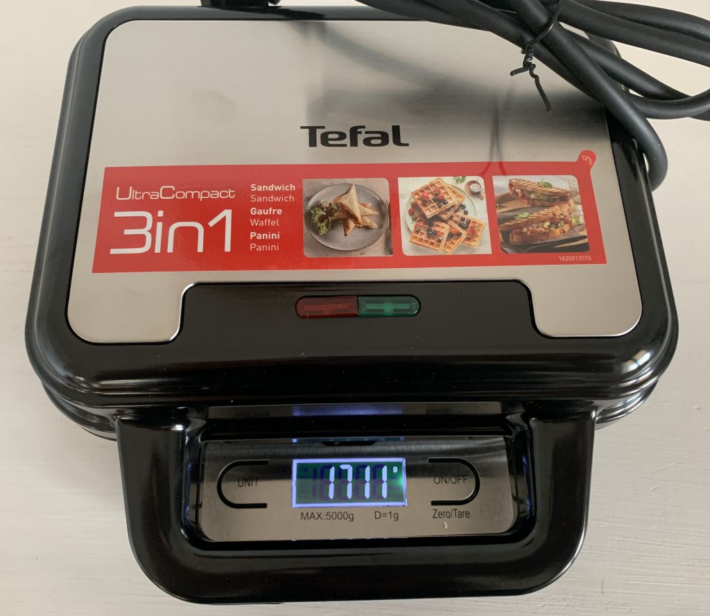 Tefal SW853D Snack Collection Sandwichmaker Gewicht