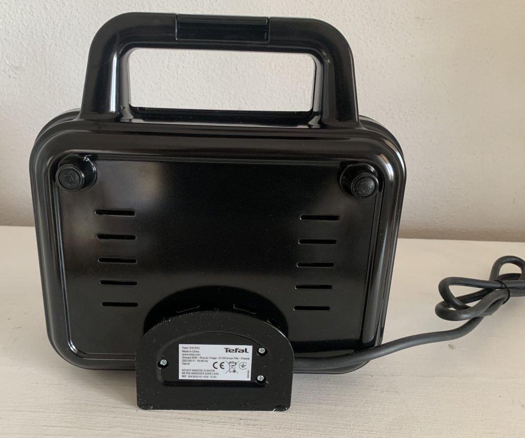 Tefal SW853D Snack Collection Sandwichmaker von unten