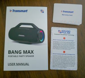 Tronsmart Bang Max Lautsprecher Bedienungsanleitungen