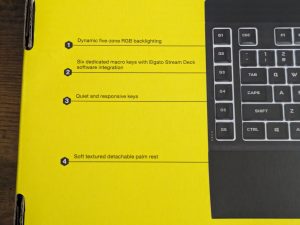 Verpackung der Corsair K55 RGB PRO Gaming-Tastatur (2)