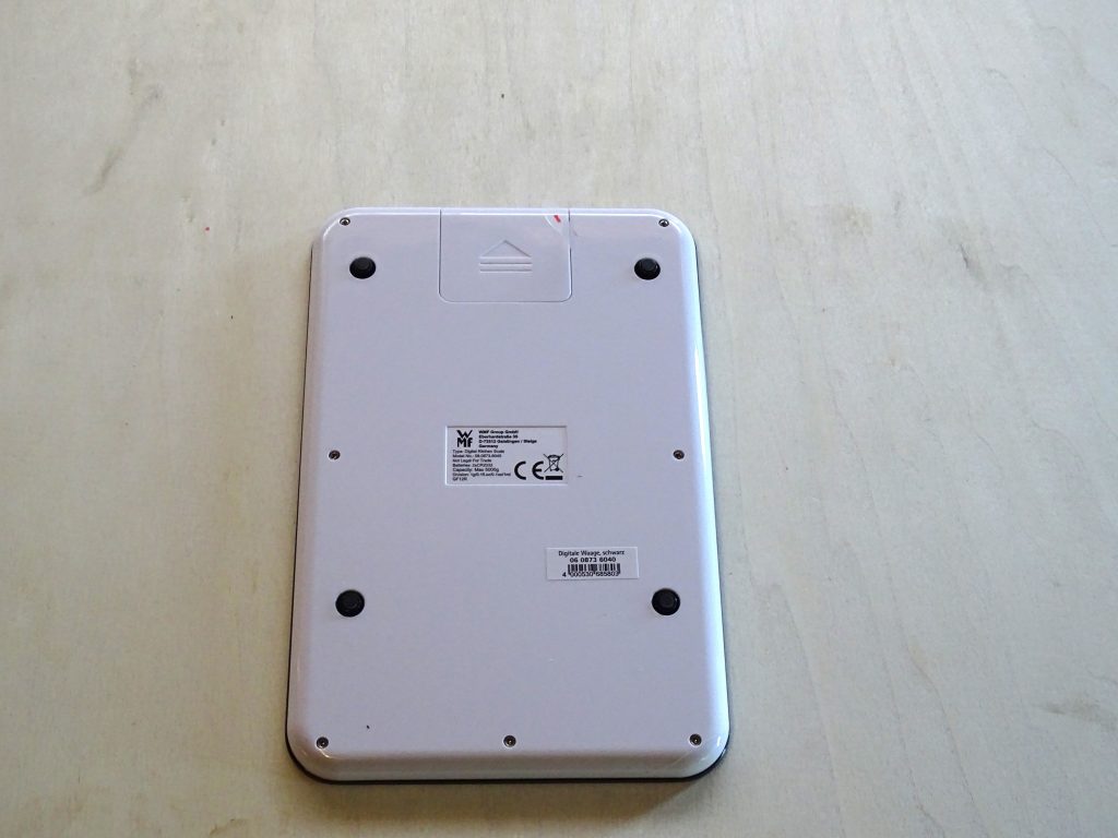 WMF Küchenwaage Rückseite