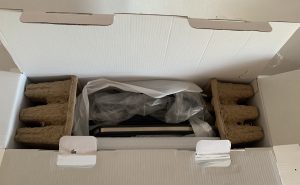WMF Lono Kontaktgrill im geöffneten Karton von oben
