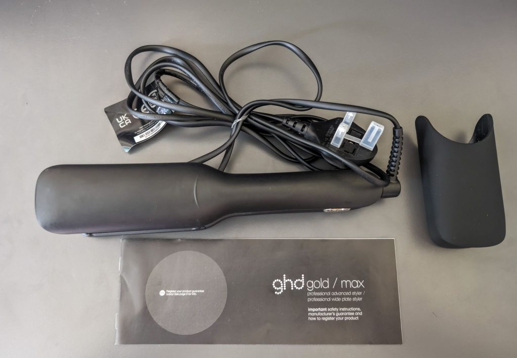 ghd max Styler Glätteisen Lieferumfang