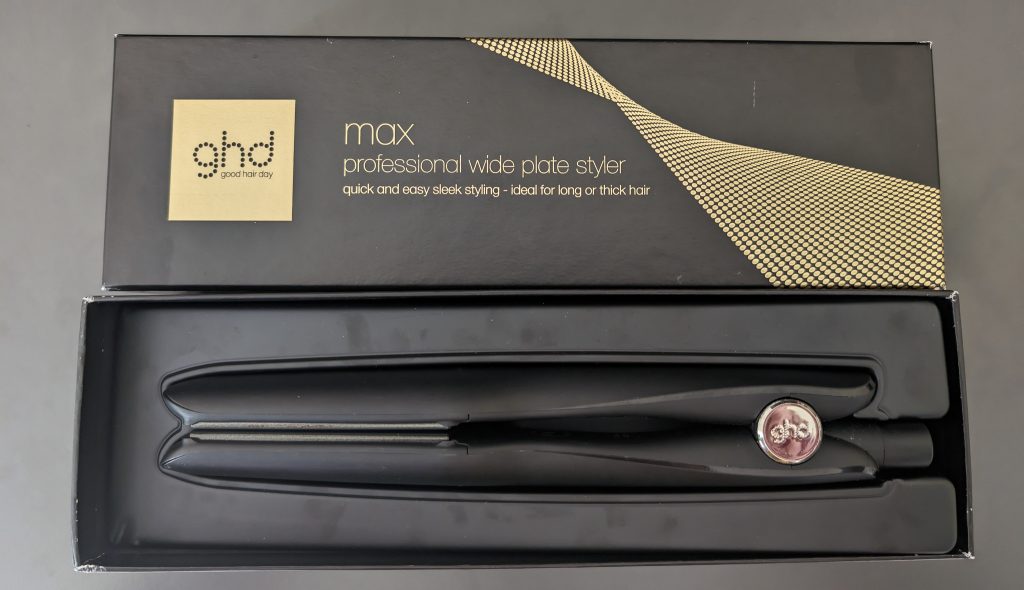 ghd max Styler Glätteisen geöffnete Verpackung