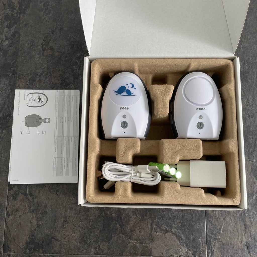 reer 50070 Babyphone Rigi Digital Lieferumfang