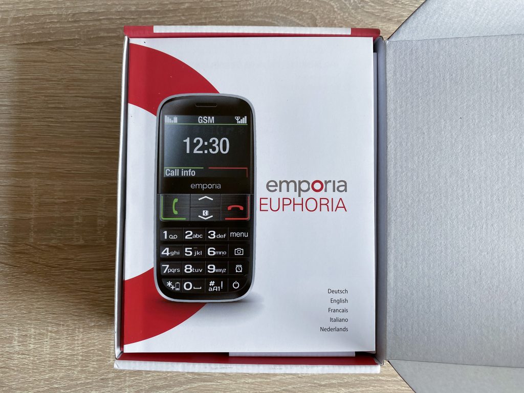Emporia Euphoria V50 Seniorenhandy in der Verpackung 1