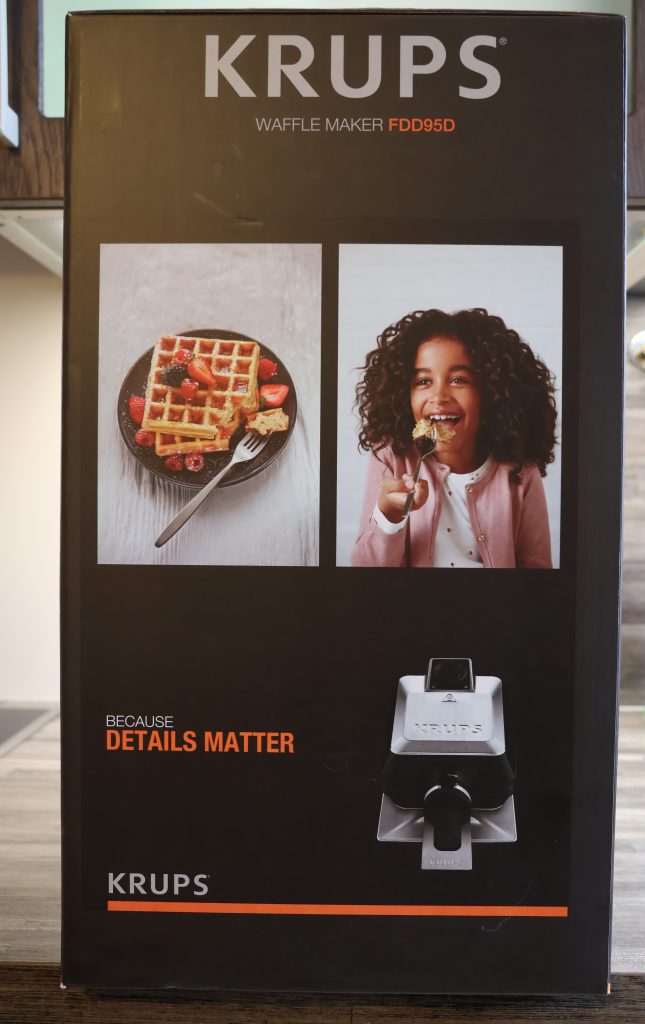 Krups FDD95D Waffeleisen Karton Rückseite