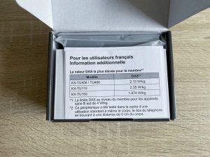 Panasonic KX-TU110 EXB Seniorenhandy in der Verpackung 1