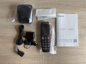 Gigaset E290 Seniorenhandy ausgepackt 1