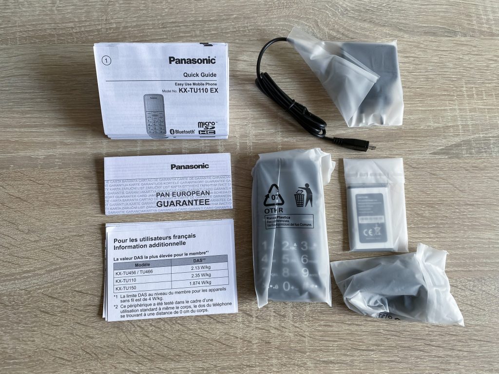 Panasonic KX-TU110 EXB Seniorenhandy ausgepackt 1