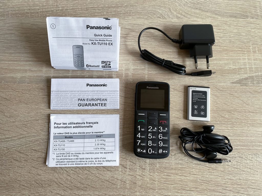 Panasonic KX-TU110 EXB Seniorenhandy ausgepackt 2