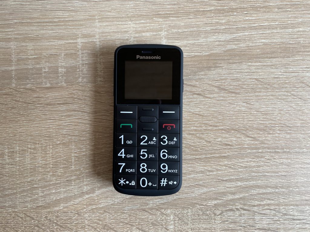 Panasonic KX-TU110 EXB Seniorenhandy Vorderseite