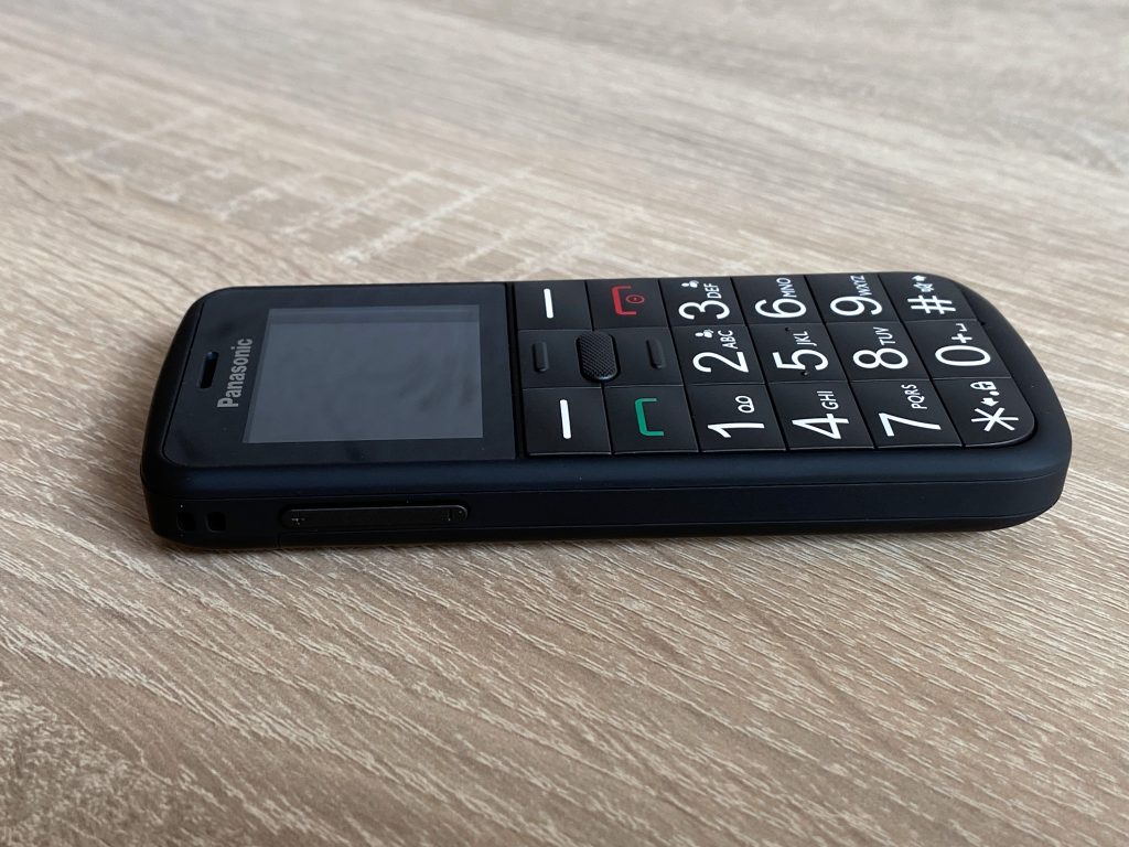 Panasonic KX-TU110 EXB Seniorenhandy linke Seite